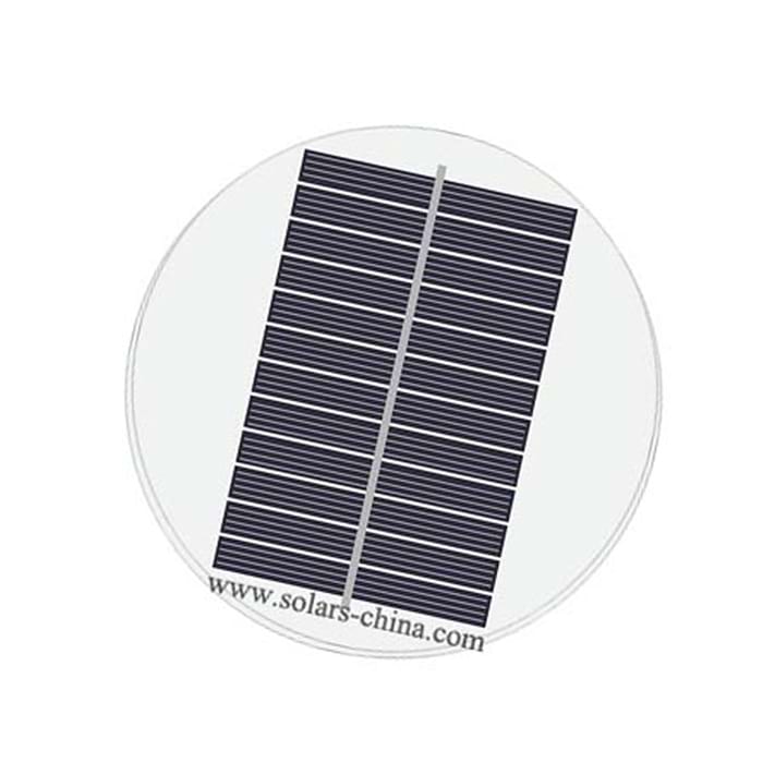 1.2W round solar panel