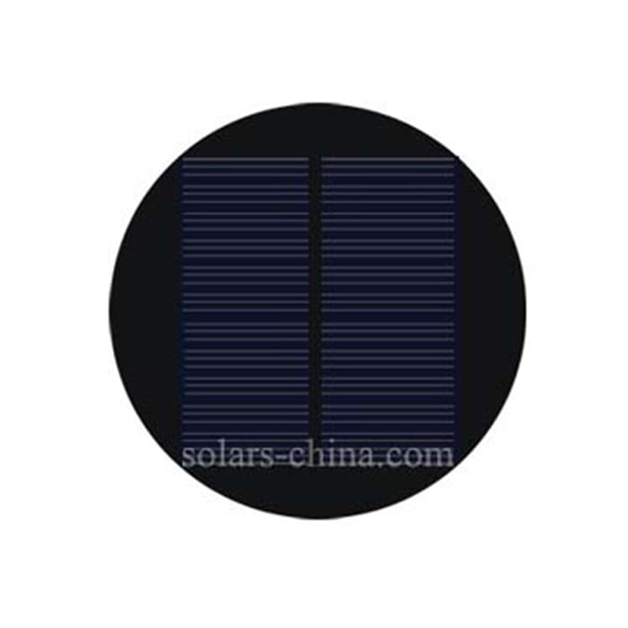 1.2W round solar panel