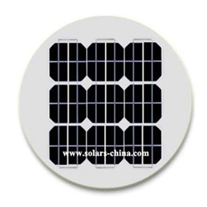 25W round solar panel