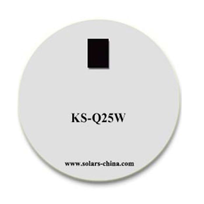 25W round solar panel