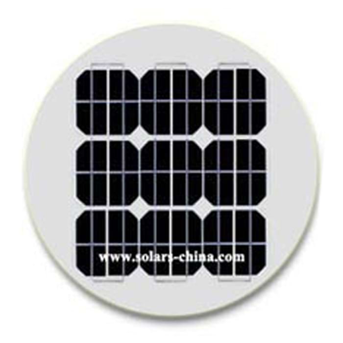 30W round solar panel