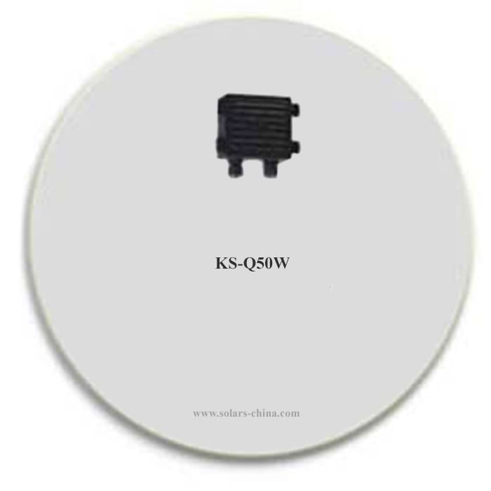 50W round solar panel