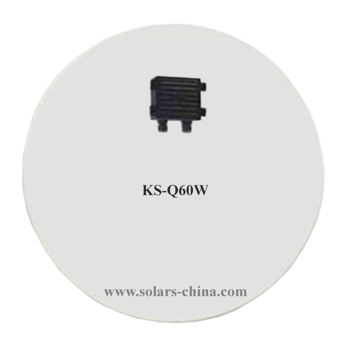60W round solar panel